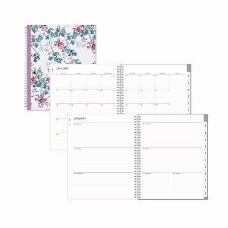 Blue Sky Laila Create-Your-Own Cover Weekly/Monthly Planner, Wildflower, 11 x 8.5, 12-Month (Jan-Dec): 2025 137273-22